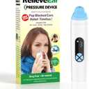 Eustachian Ear Pressure Balancer, Tinnitus Relief for Ringing Ears | Air, Dive and Altitude Use | Safe Ear Relief | White