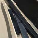 PayLessHere Bar Stools Set of 2, Wooden Saddle Stools 24 Inch Heigh, Bar Chairs Seat with Footrests and Industrial, Kitchen Counter Stools for Restaurant, Bistro Bar and Home Dining (Black)