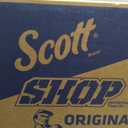 Scott Shop Original Blue Towels (55990), Large 9.4x11 Cloth-like Paper Towel, 4 packs of 6 (60 Sheets/Roll, 24 Big Rolls/Case, 1,440 Sheet Total)