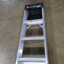 Louisville 8' 300lb Aluminum Stepladder & LITE 6' 250lb Aluminum Step Ladder with Tool Tray