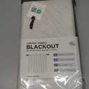 100% Blackout Shield Linen Blackout Curtains for Bedroom 96 Inches Long, Back Tab/Rod Pocket Living Room Drapes, Thermal Insulated Blackout Curtains 2 Panels Set, 50" W x 96" L,Cream