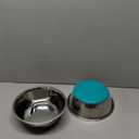 PEGGY11 Deep Stainless Steel Anti-Slip Dog Bowls - 2-Pack, 6 Cups