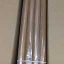 2 Pack Wood Curtain Rods for Windows 66 to 120 Inches 1" Diameter Boho Decorative Heavy Duty Window Curtain Rod Set Adjustable with Handmade Wood Grain Design for Living Room Bedroom Kitchen