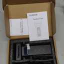 Compressed Air Duster - Rechargeable Electric Air Blower for Keyboard,Camera,PC Vents,Car Interiors & Home,Outdoor Dusting - 280,000 RPM,5 Nozzles,4 Speeds,Fast Charging