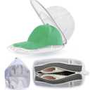2 x Hat Washer Cage Set 3-in-1 | Cap Washer with Shoe & Mesh Laundry Bags