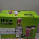 Ninja BN301 Nutri-Blender Plus Compact Personal Blender, 900-Peak-Watt Motor, Frozen Drinks, Smoothies, Sauces & More, (3) 20 oz. To-Go Cups, (2) Spout-Lids (1) Storage-Lid, Dishwasher Safe, Silver