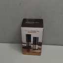 Electric Salt and Pepper Grinder Set - Rechargeable Automatic Salt and Pepper Shakers, Kitchen Appliances with External Adjustable Coarseness, Larger Hopper for Cooking, Home Gifts (2 Pack, Black/Black)