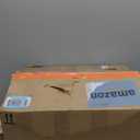 QPAU Blow up Inflatable Toddler Travel Bed with Sides, Toddler Air Mattress for Camping, Traveling, Hotel, or Home Use, Hand Pump Included (Red)