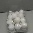 Emopeak 24Pcs Christmas Balls Ornaments for Xmas Christmas Tree - 4 Style Shatterproof Christmas Tree Decorations Hanging Ball for Holiday Wedding Party Decoration (White, 2.4"/6.2CM)