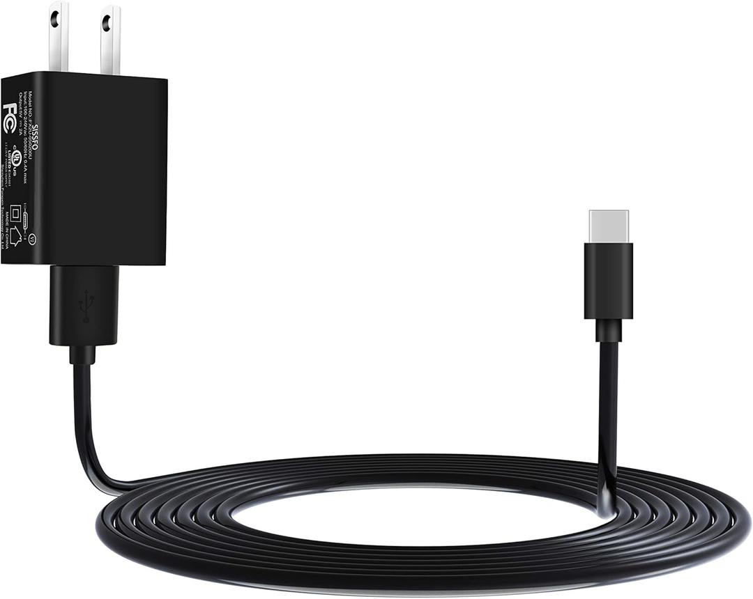 2 x Fast Charger with 6Ft USB Type-C & Micro USB Cable for Charging All-New Fire 6 HD 7 8 10/Fire Max 11-13th Gen/Fire HD 7 8 10Plus/Kids Edition Kids Pro/All E-Reader, Oasis, Paperwhite/Samsung Galaxy Tab A
