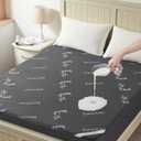 BEDLORE Twin Size Waterproof Mattress Protector Viscose Derived from Bamboo, Soft Mattress Cover Fitted with Deep Pocket 6"-15", Breathable Noiseless Mattress Pad, Machine Washable(Gray)