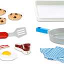 Little Tikes First Oven Realistic Pretend Play Appliance for Kids, Play Kitchen with 11 Accessories and Realistic Cooking Sounds, Unique Toy Multi-Color, Ages 2+, Full
