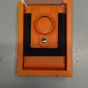 ExtreLife For Magsafe Wallet Stand with Airtag Holder, Strongest Magnetic Wallet for iPhone 17/16/15/14/13/12 Series, ID Window, 4 Card Slots, 10 Cards Holder, Vegan Leather, RFID Blocking, Orange