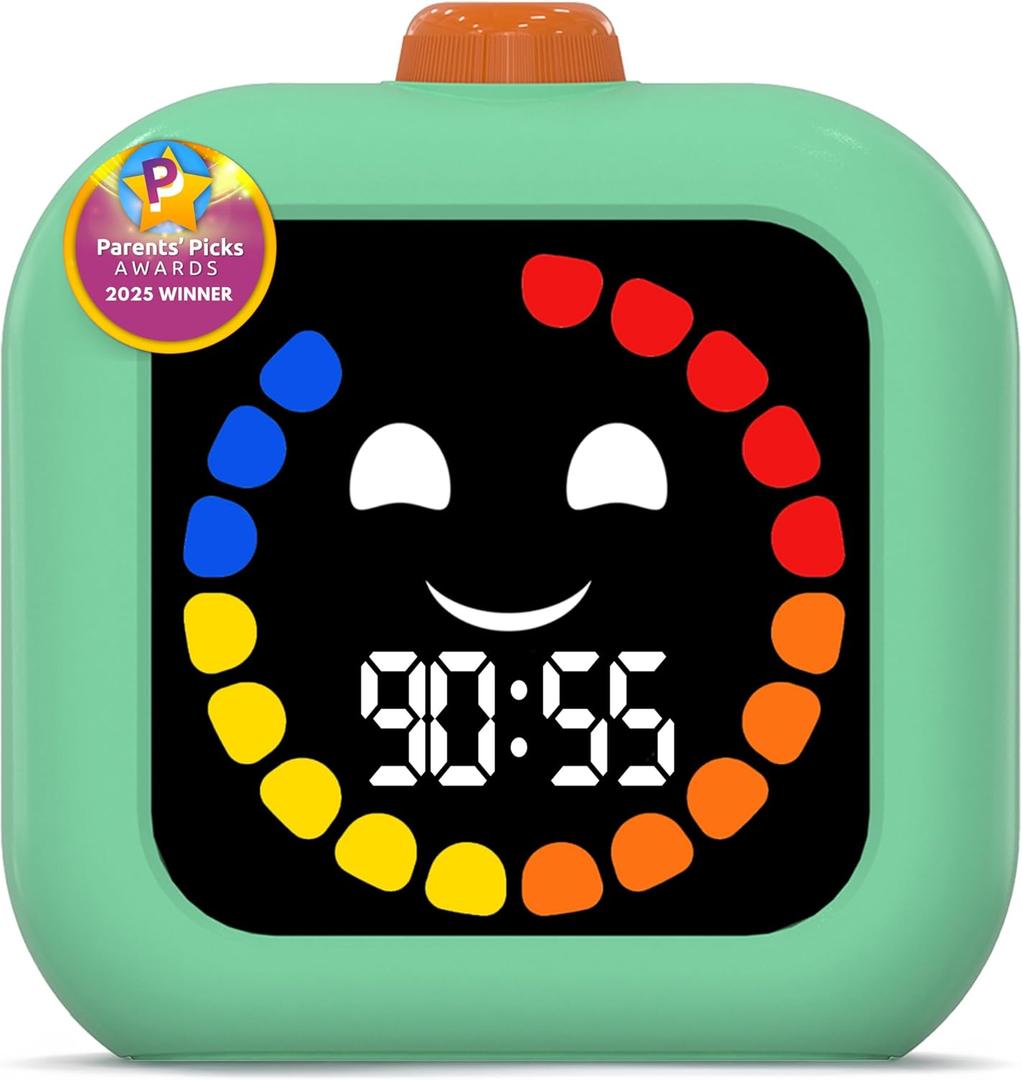 Digital Visual Timer for Kids - Rechargeable 99 Min Timer - Focus & Smoother Routines - Visual Timer for Classroom, ADHD Autism Toddler Support - Daily Use at Home, Therapy or School (Green)