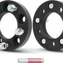 OCPTY 5x4.75 Wheel Spacers 1 inch 5x4.75 to 5x5 Wheel Adapters for Blazer for Camaro for Corvette for Eldorado for Firebird for Jimmy 12x1.5 Studs 87.1mm Hub Bore Hub Centric Wheel Adapters 5 lug 2PCS