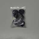 16PCS Patio Furniture Leg Caps 1-1/2 Inch Black Round Plastic Outdoor Chair Protective Cover Non Slip Feet Pad