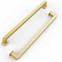 FILTA 9 Inch(224mm) Hole Centers Gold Cabinet Handles(Set of 10),Gold Cabinet Pulls Zinc Alloy Kitchen Cabinet Pulls Cabinet Hardware for Cabinets Cupboard Drawer