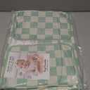 Tiny Twinkle Portable Diaper Changing Pad-Foldable Waterproof Changing Mat&Portable Changing Pad for Travel,Baby Changing Station with Smart Wipes Pocket&Storage (Sage Checkers)