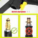 Pressure Washer Gun for Karcher, Replacement Pressure Washer Gun High Pressure Washer Spray Gun for Karcher K3 K4 K5 K6 K7 Hose Quick Connect System