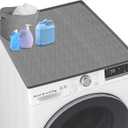 Washer and Dryer Covers for The Top, 27In X 27In Silicone Dryer Top Protector Mat, Waterproof, Scratch Resistant, Washable, Dryer Countertop for Home Kitchen and Laundry Room (Grey-1Pack)