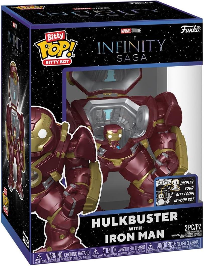 Funko Bitty Pop! Bots: Marvel - Hulkbuster with Iron Man - Collectable Vinyl Figure - Gift Idea - Official Merchandise - Toys for Kids & Adults - for Collectors and Display