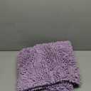 Smiry Luxury Chenille Bathroom Rugs 36x24, Extra Soft and Absorbent Shaggy Bath Mat, Machine Washable, Non-Slip Plush Carpet Runner for Tub, Shower, and Floor, Home Decor Accessories, Purple