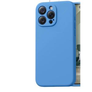 MCFANCE Silicone Magnetic for iPhone 15 Pro Case, Compatible with MagSafe, Full Camera Protection Shockproof Cover Soft Anti-Scratch Microfiber Lining for iPhone 15 Pro 6.1 inch 2023,Cyan Blue