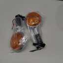 Road Passion Motorcycle Turn Signal Lights - Universal Rear Indicator Replacement for Yamaha Virago 500, 535, 550 Models