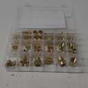 KOOTANS 66pcs Brass Pipe Fittings Assortment NPT Adapter Fitting, Reducer Bushing, Hex Nipple, Reducing Hex Coupling, Pipe Head Brass Plug Kit