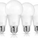 MAXvolador A19 LED Light Bulbs, 100 Watt Equivalent LED Bulbs, Daylight White 5000K, 1500LM, E26 Base, Non-Dimmable, 13W Bright LED Bulbs, 4-Pack