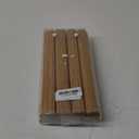 ANDSTAR Set of 8 Pcs Bamboo Placemats Sushi Rolling Mat Japanese Style Natural Anti-Slip, Washable Heat-Resistant Table Mats for Dining Room and Kitchen（Brown）