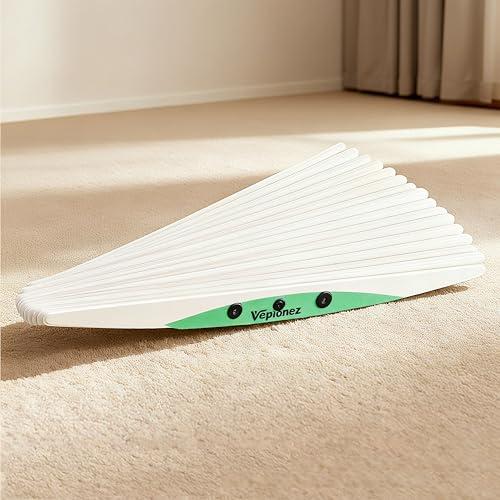 Wooden Balance Board, 440LBS Capacity Wobble Balance Board for Standing Desk 3D Design Anti-Fatigue Anti-Slip Rocker Board for Core Strength, Physical Therapy,Surfers Skiing Skateboarding Simulation