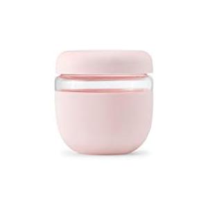 W&P Porter Seal Tight Glass Lunch Bowl Container w/Lid Blush 24 Ounces Leak & Spill Proof, Soup & Stew Food Storage, Meal Prep, Airtight, Microwave and Dishwasher Safe, BPA-Free Glass