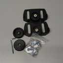 Universal Roller Skid Snow Thrower Shoes | 490-241-0038 Snow Blower Skid Shoes W/Hardware, for Craftsman, MTD, Cub Cadet, Fits Most 2-Stage and 3-Stage Snow Thrower Snowblowers