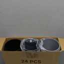 24 Pcs Unbreakable Plastic Cups Set, 20 oz Reusable Plastic Cups, Stackable Water Tumblers, Drinking Cup for Kitchen, Outdoor, BPA-free, Dishwasher Refrigerator and Microwave Safe (20 oz, 6 Colors) (6-Gray Multicolor)