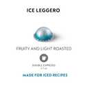 Nespresso Capsules Vertuo, Ice Leggero, 50-Count Double Espresso Coffee Pods, Brews 2.7 oz. (EXP 03/31/27)
