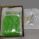 Alien Birthday Party Decorations Door Curtain with Foil Fringe Tinsel Spacecraft Flying Saucer Spaceship Hanging Banner for Alien Halloween Party(Fluorescent Green)