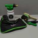 Wontolf CWK188 Car Wash Kit with Foam, Car Wash Soap, Interior Detailer Cleaner, Wheel Cleaner, Car Care Cleaning Detailing Kit for Cars Trucks RVs SUVs Motorcycles (Works w/Garden Hose), 10 Items (1.6 Fl Oz (Pack of 10)