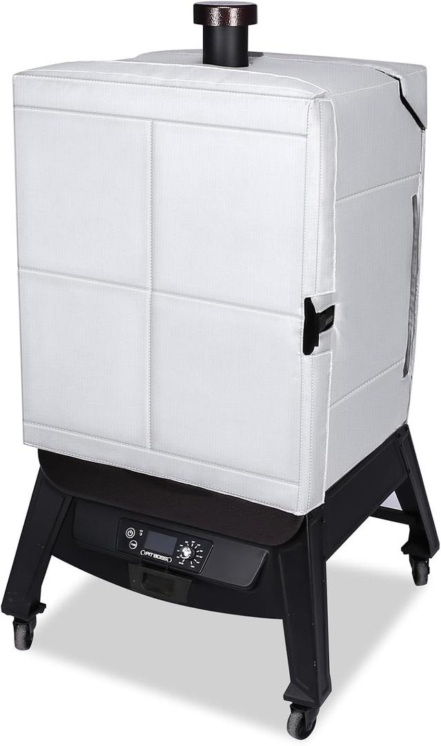 QuliMetal Grill Insulation Blanket for Pit Boss 77550 Pellet Smoker  Winter BBQ Heat Retention Cover, Pellet Saver Vertical Smoker Blanket, Pit Boss Insulated Smoker Accessories