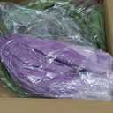 Giant Flowers Decoracion Artificial Flower - 3Pcs Large Artificial Flower Arrangements, Fake flowers Bendable Rhizome for Wedding Reception, Birthday, Party, Backdrop Decor, Window Display (Purple)