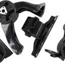 MOTOKU Pack of 4 Engine Motor Transmission Mount Front Rear Kit for Dodge Caliber & Jeep Compass Patriot 2007-2016