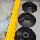 TNZMART Football Dummies Free-Kick Training Mannequin Portable Defender Practice Dummy Soccer Agility Poles with Mesh Dummy (4.9 FT)