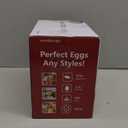 Evoloop Rapid Egg Cooker Electric 6 Eggs Capacity, Soft, Medium, Hard Boiled, Poacher, Omelet Maker Egg Poacher With Auto Shut-Off, BPA Free (Silver)