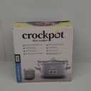 Crock-Pot 7 Quart Cook and Carry Slow Cooker with Touch Control, 4 Pre Programmed Settings, Removable Stoneware, and Locking Lid, Mushroom