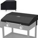 2026 Upgraded Lid for Blackstone Griddle Lid 28 Inch, BBQ Future Hinged Hard Cover with Thermometer & Reinforced Hinge Compatible with 28" Models 1517 2206 1853 1885 & More