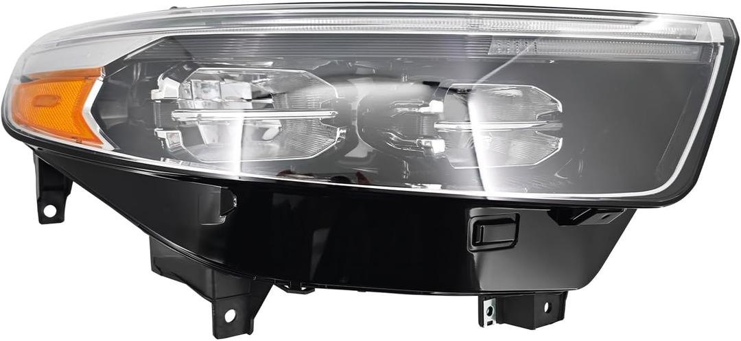 LB5B-13W029 Right Passenger Side Full LED Headlight with DRL for Ford Explorer 2020 2021 2022 2023 2024 Replace # LB5B-13W029 MB5B-13W029