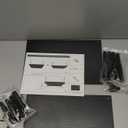 OPNICE Desk Organizers and Accessories, Adjustable Computer Monitor Stand Riser, Laptop Stand for Desk, Office Desk Accessories & Workspace Organizers for Home Office, Black-2P