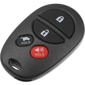 ACROPIX 315 MHz Keyless Entry Remote Key Fob Fit for Toyota Highlander 2008-2013 for Toyota Sequoia 2008-2018 GQ43VT20T - Pack of 1 Black (2.48''x1.42''x0.55'')