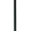 Black Pendant Light Fixtures, Modern Pendant Lights for Kitchen Island with Adjustable Rods, Industrial Glass Pendant Lights for Dining Table Hallway Bedroom Living Room, 1 Pack