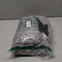 2 Pcs 20 x 15 Inch Unstuffed Pouf Cover Ottoman Foot Rest - No Filler, Faux Rabbit Fur Foot Stool Floor Bean Bag Floor Chair Storage for Living Room Bedroom Home Decor (Gray) 